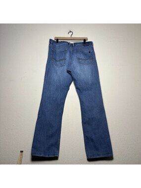 Buffalo David Bitton Jeans Men 38x34 Straight Stretch Denim Pants Driven-X Basic